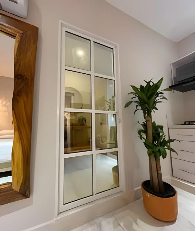 Kuchyň nebo kuchyňský kout v ubytování Marmulata Lofts