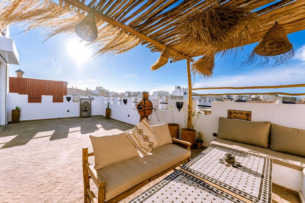 Balkón nebo terasa v ubytování Riad D’AR GANne by Carole