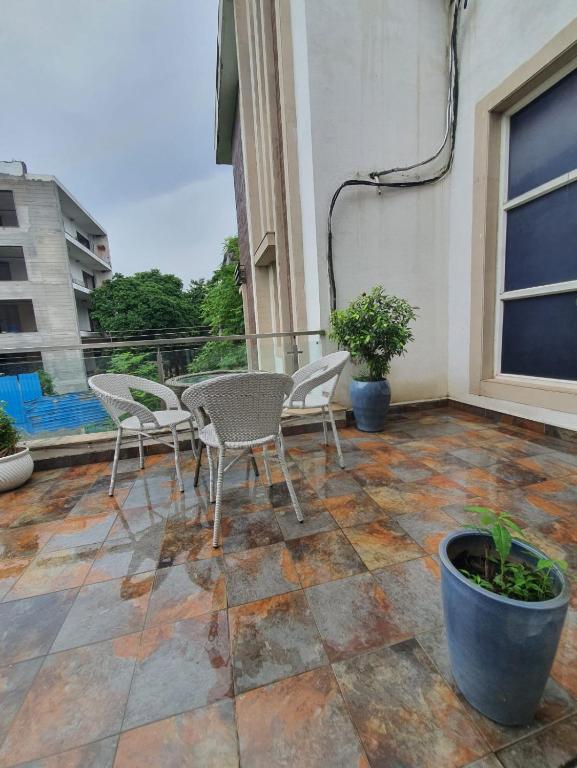 Balkón nebo terasa v ubytování Mallenzo Suites Dlf Phase 1