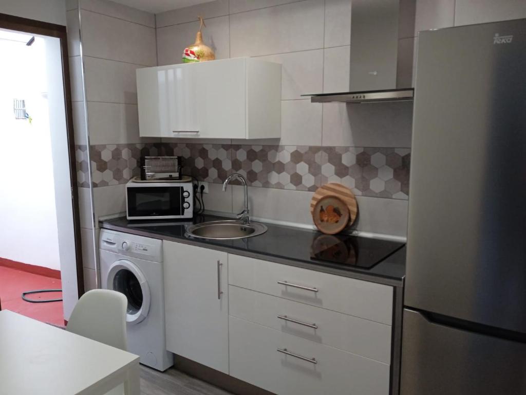Kuchyň nebo kuchyňský kout v ubytování Casa Ríos