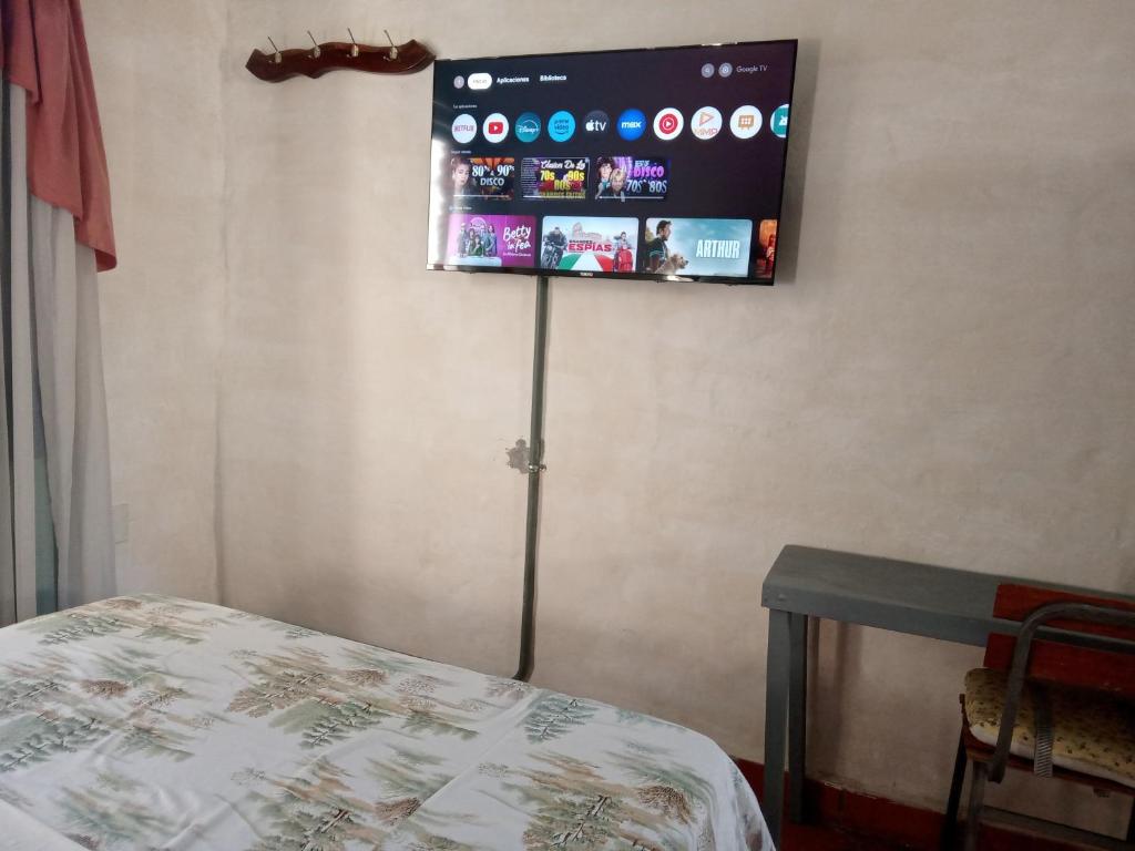 Postel nebo postele na pokoji v ubytování Espacios amplios con terraza y piscina spa