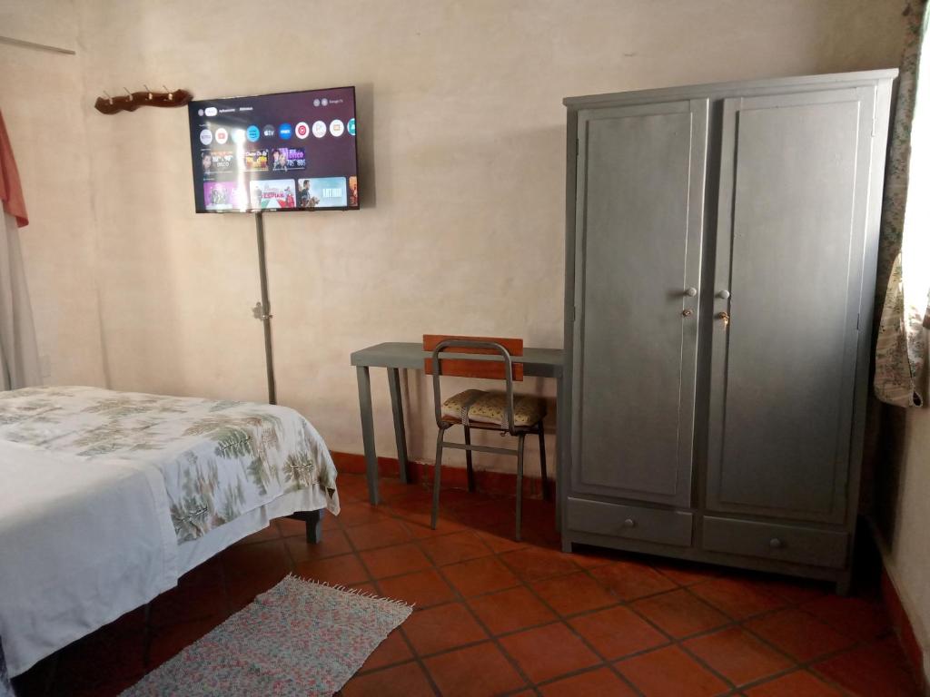 Postel nebo postele na pokoji v ubytování Espacios amplios con terraza y piscina spa
