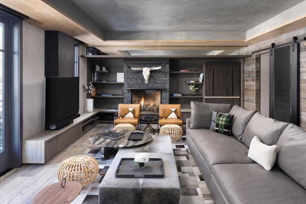 Posezení v ubytování Four Seasons Resort Vail