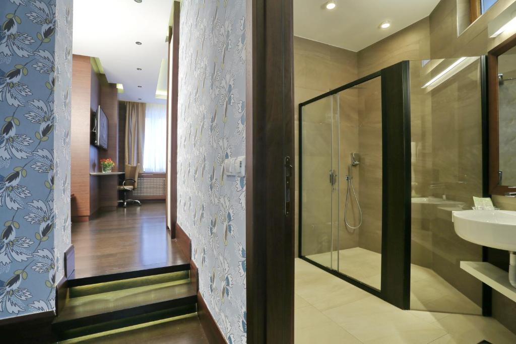 Koupelna v ubytování Belgreat Premium Suites