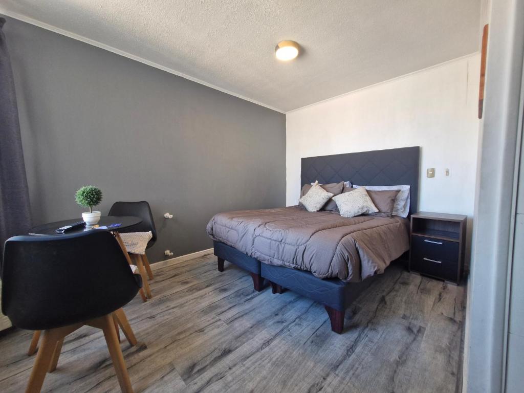 Postel nebo postele na pokoji v ubytování Excelente Precio ,ubicación ,Santiago centro 2