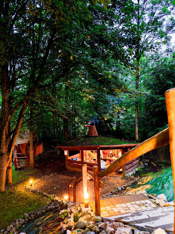 Zahrada ubytování Rezydencja Strążyska & Chalet BBQ