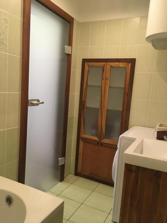 Kúpeľňa v ubytovaní Rabbit apartman