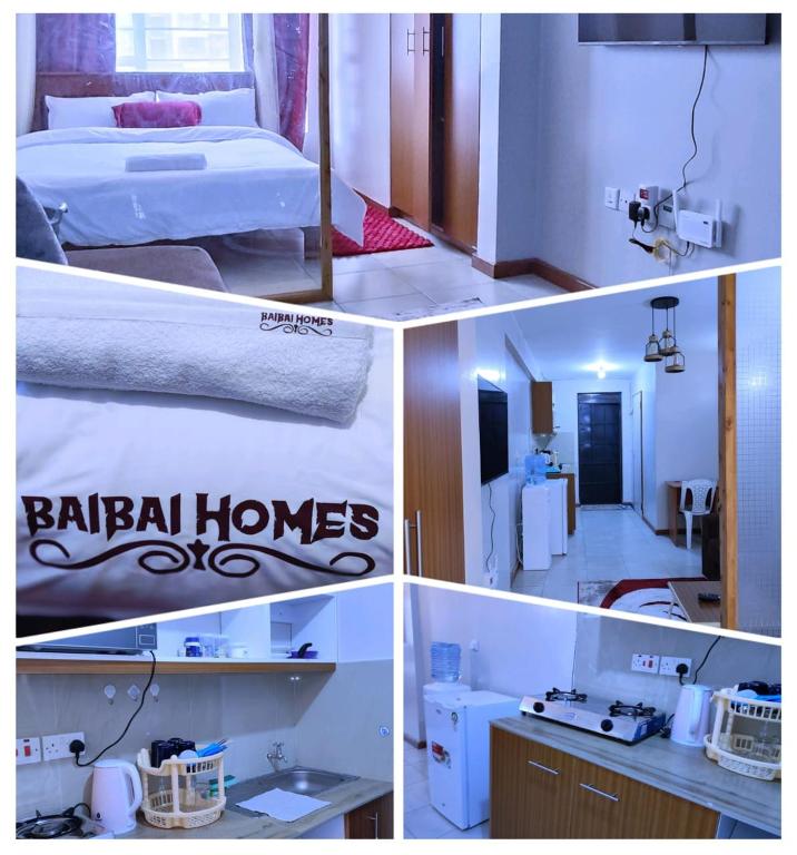 Kuchyň nebo kuchyňský kout v ubytování Baibai Homes Rm 204 &114