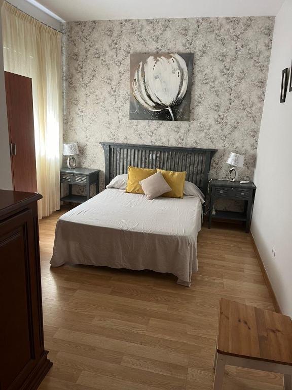 Postel nebo postele na pokoji v ubytování San Miguel