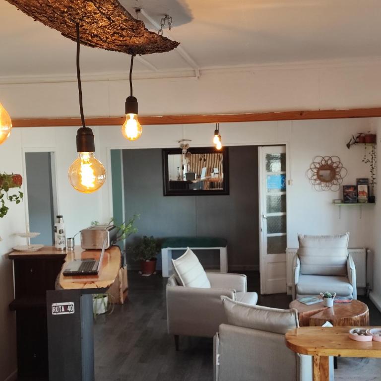 Posezení v ubytování Hostel Kuntur