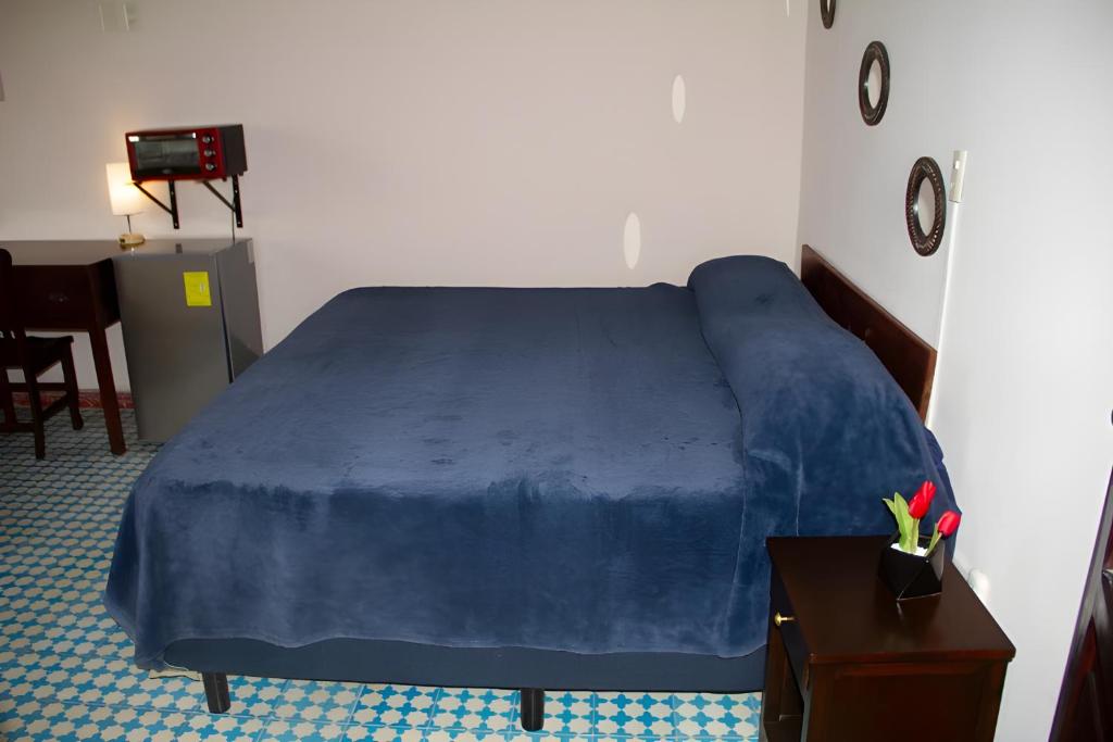 Postel nebo postele na pokoji v ubytování Hotel Cortaza Galería