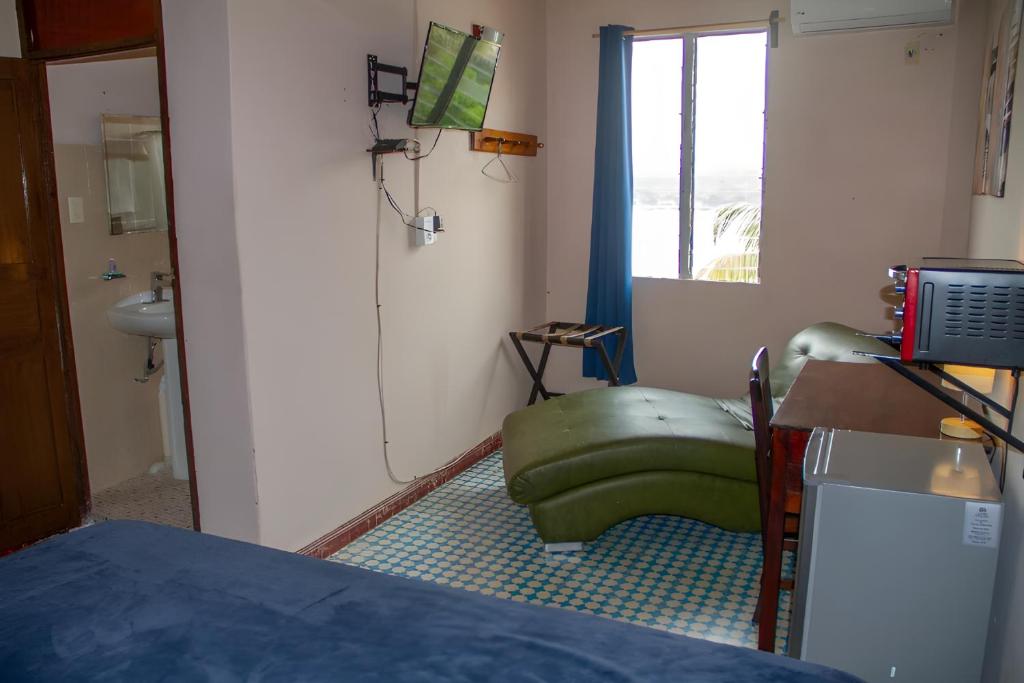 Posezení v ubytování Hotel Cortaza Galería