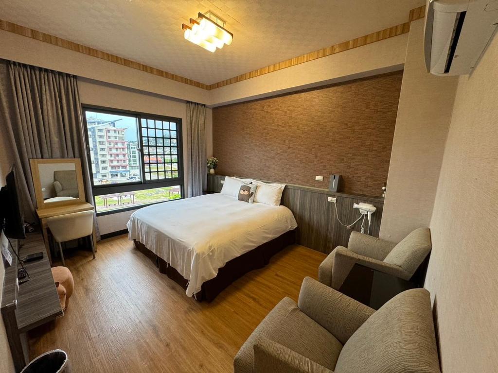 Postel nebo postele na pokoji v ubytování Otter Hotel