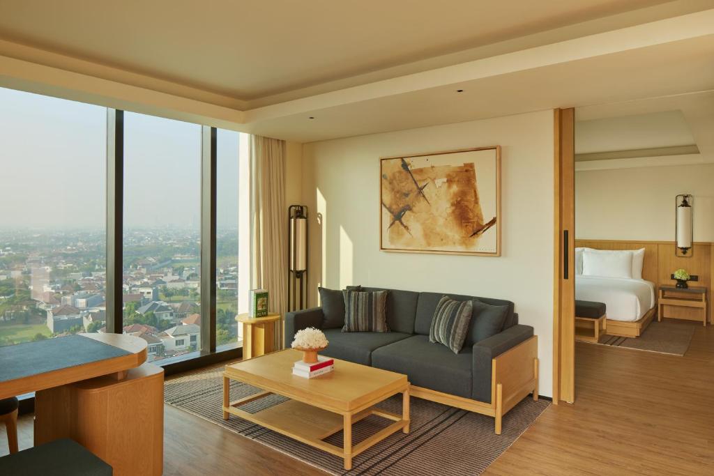 Posezení v ubytování Hotel Tentrem Jakarta