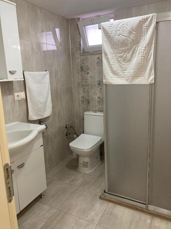 Koupelna v ubytování Dalaman Pansiyon & Family rooms