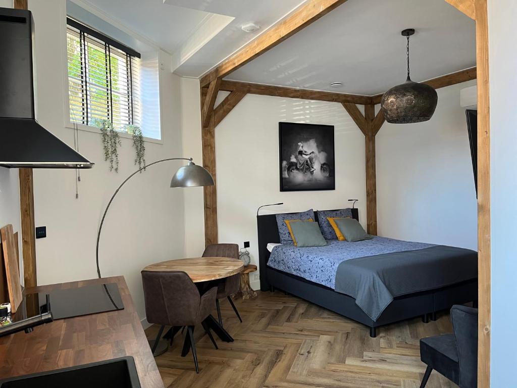 Postel nebo postele na pokoji v ubytování Logement de Pauw