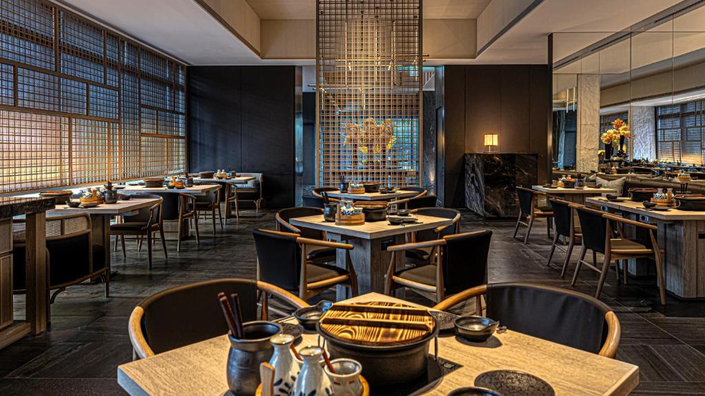 Restaurace v ubytování 北投晶泉丰旅 Wellspring by Silks Beitou
