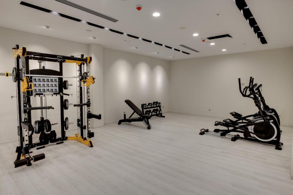 Fitness centrum a/nebo fitness zařízení v ubytování Dedeman Güre Nurhayat Thermal Resort&SPA