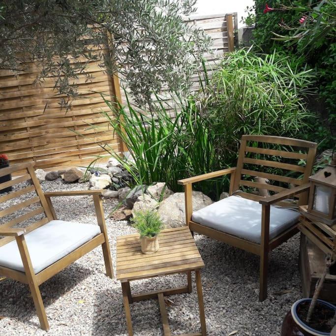 Zahrada ubytování Gîte plain-pied avec jardin terasse