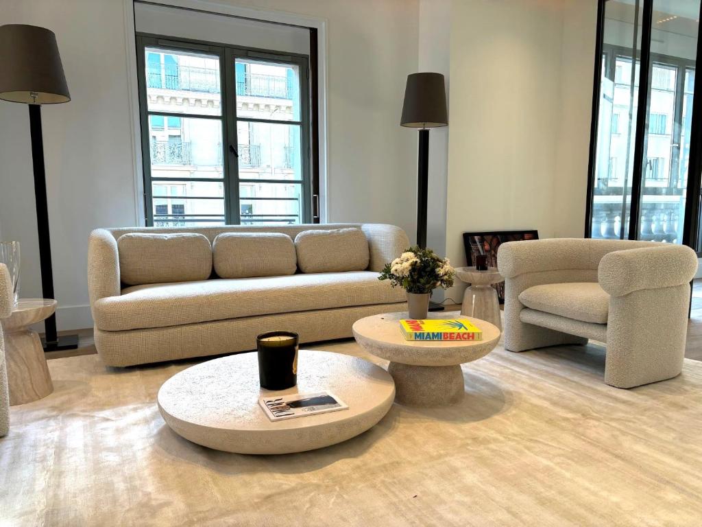 Posedenie v ubytovaní L'appartement Matignon