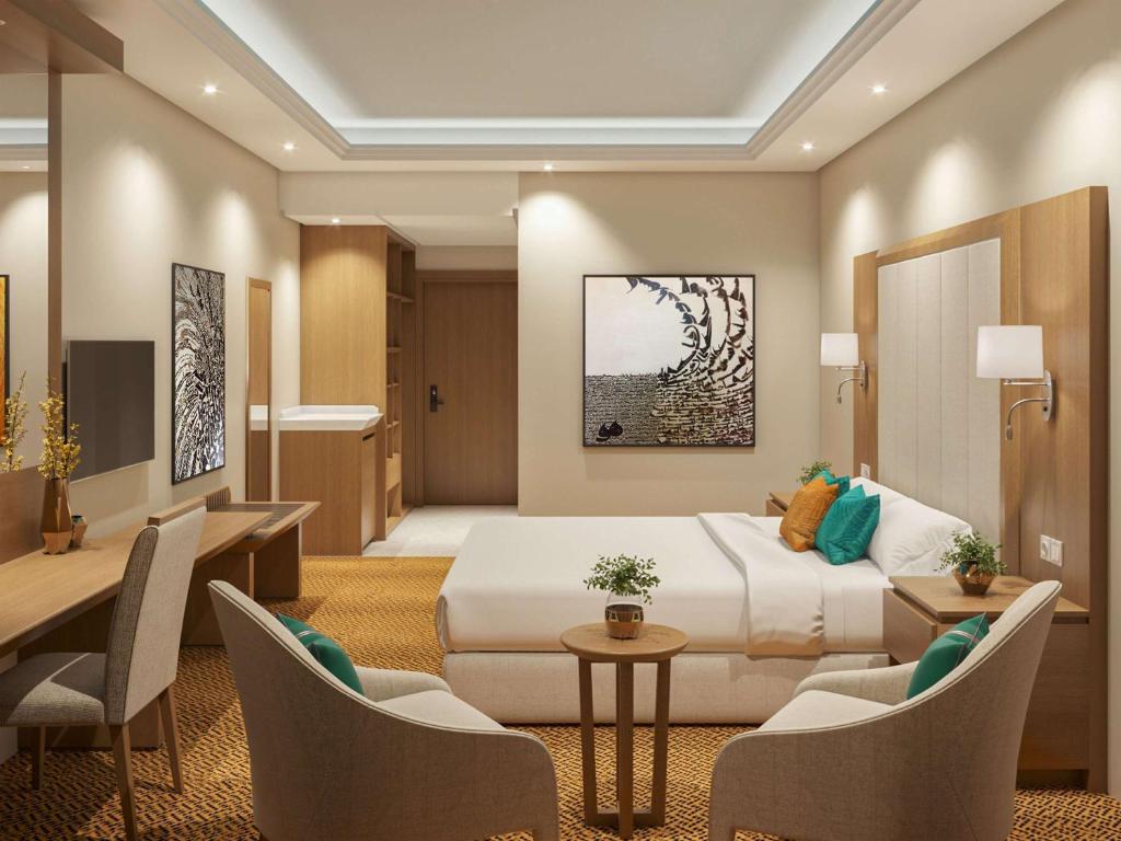 Posezení v ubytování Mercure Muscat