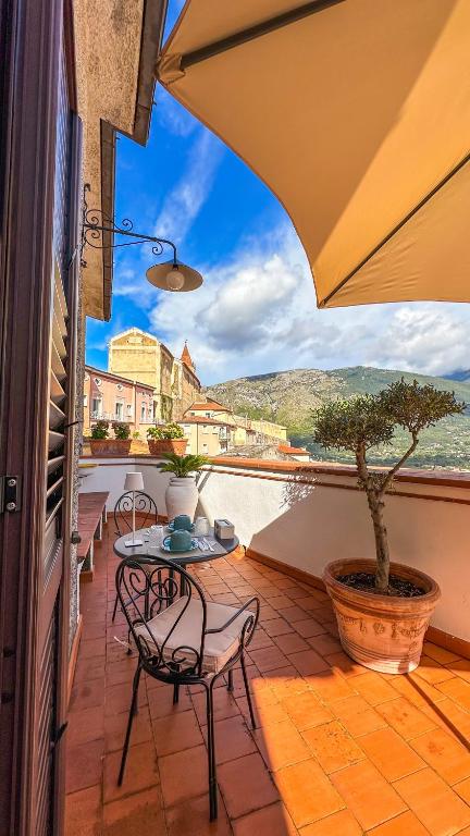 Balkón nebo terasa v ubytování B&B La Terazza Sul Cielo di Maratea