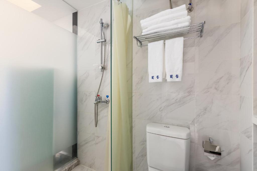 Koupelna v ubytování Chengdu Shuxi International Serviced Apartment