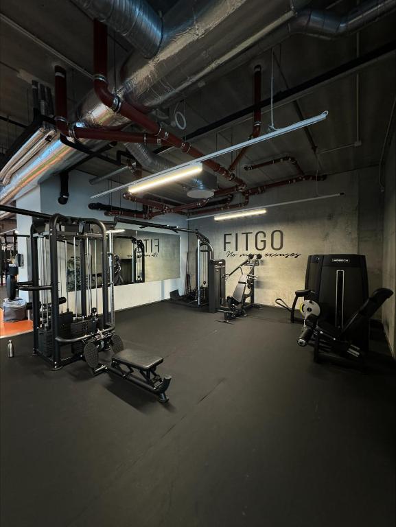 Fitness centrum a/nebo fitness zařízení v ubytování Thon Partner Stavanger Forum Hotel