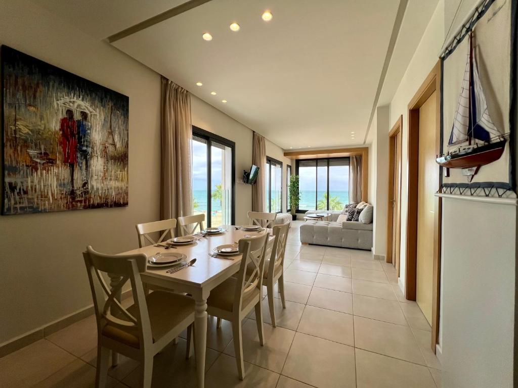 Posezení v ubytování Seaside Apartments