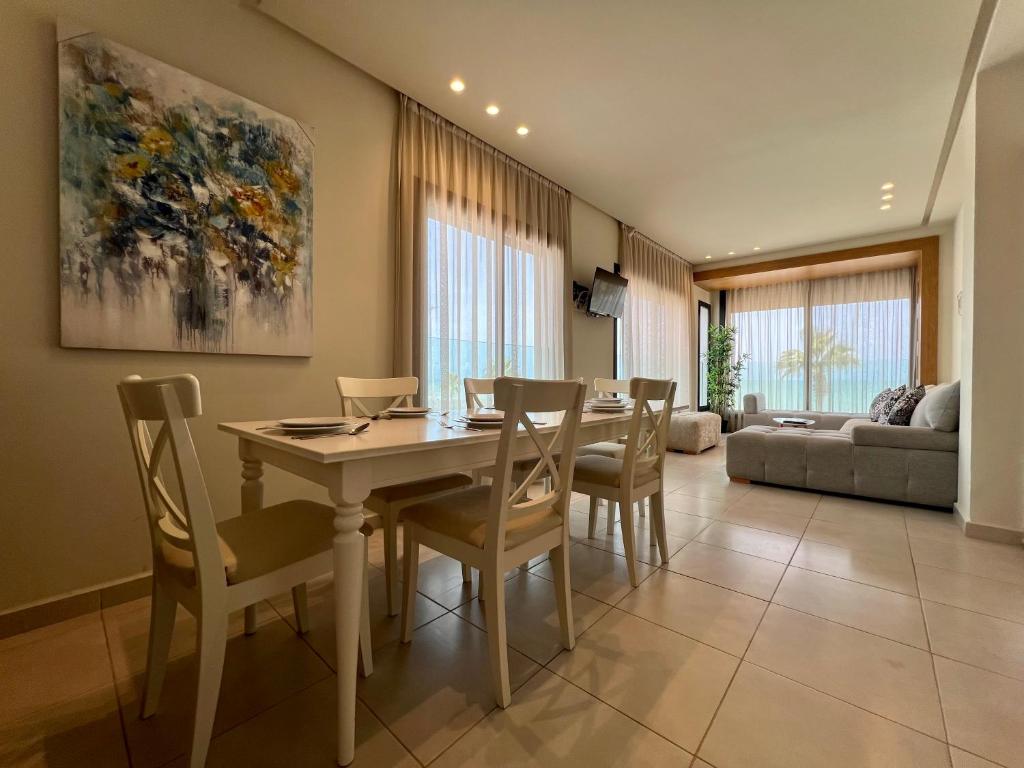 Posezení v ubytování Seaside Apartments