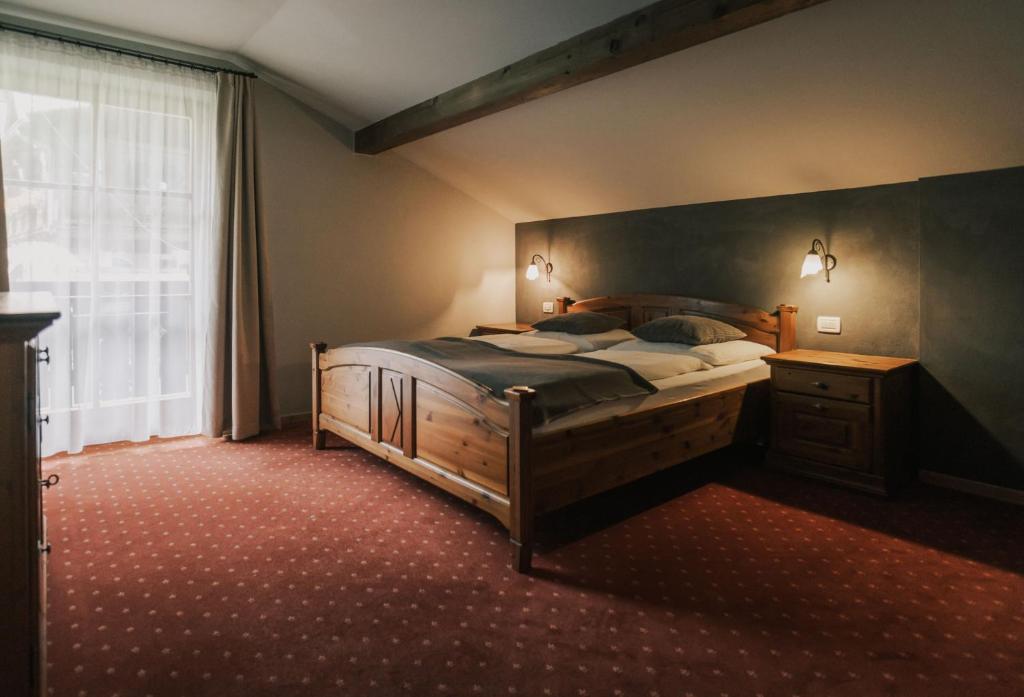 Postel nebo postele na pokoji v ubytování Apartments Moarhof