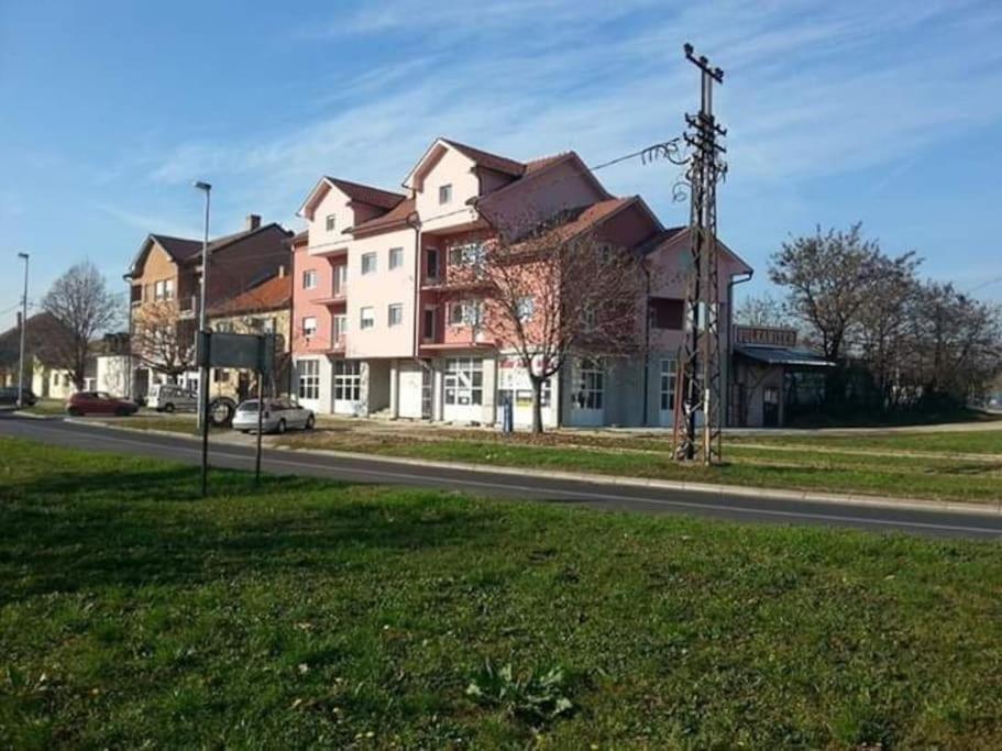 a house on the side of a road at Small cute single room A2 in Pancevo in Pančevo
