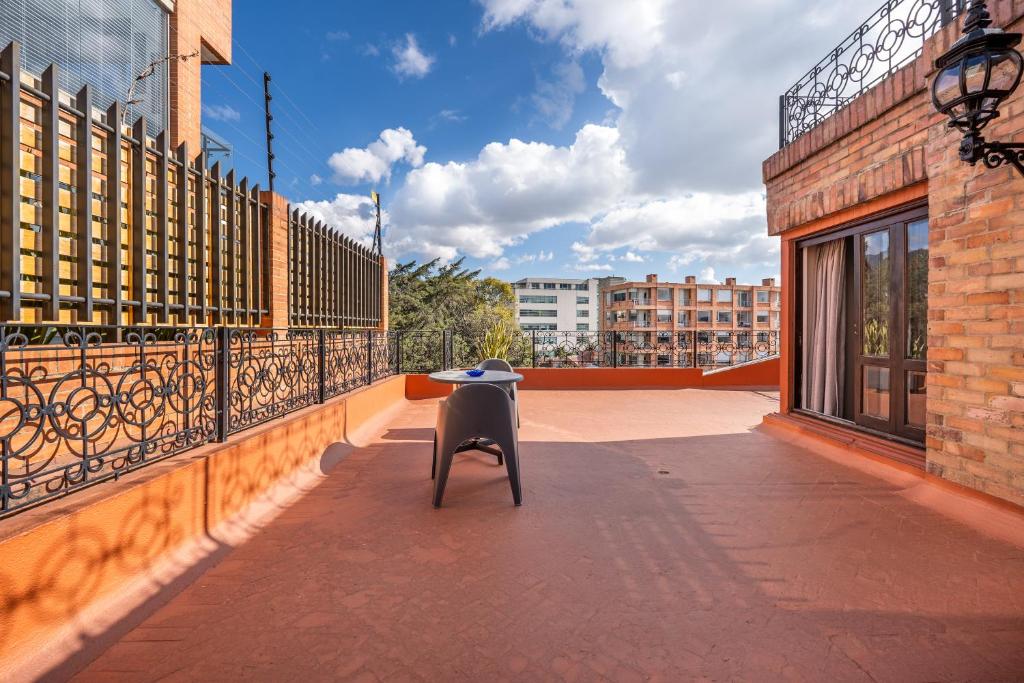 Balkón nebo terasa v ubytování Hotel Le Manoir Bogotá