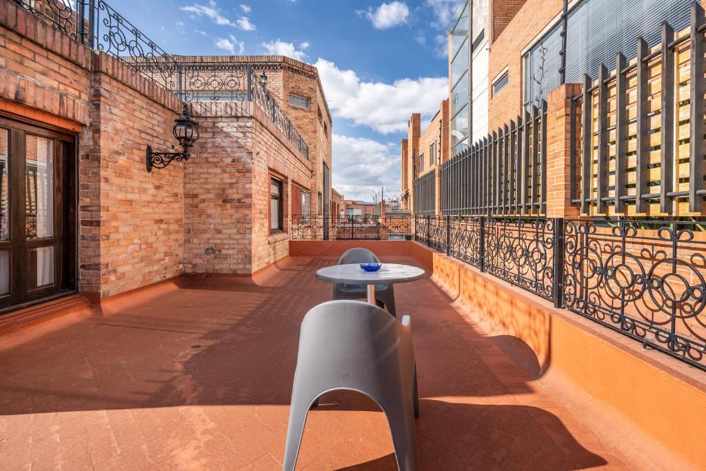 Balkón nebo terasa v ubytování Hotel Le Manoir Bogotá