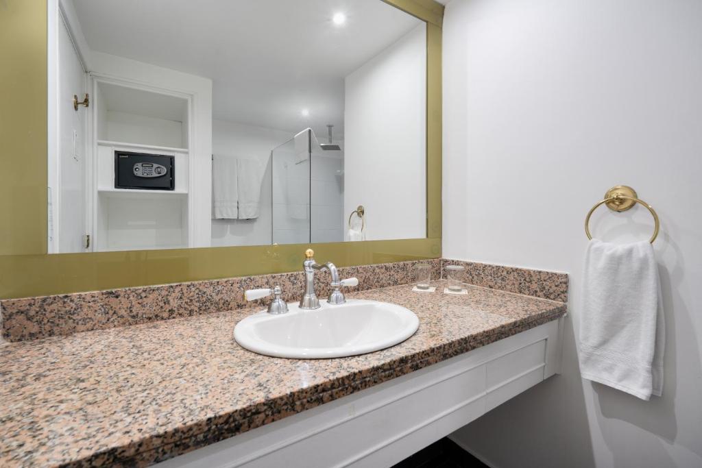 Koupelna v ubytování Hotel Le Manoir Bogotá