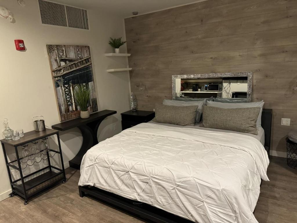 Kuchyň nebo kuchyňský kout v ubytování Beacon Hotel