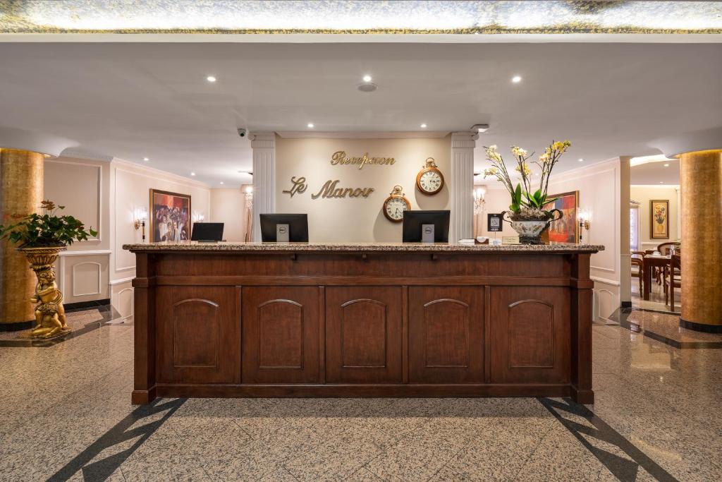 Vstupní hala nebo recepce v ubytování Hotel Le Manoir Bogotá