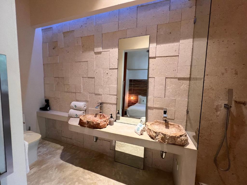 Salle de bains dans l'établissement Casa Punta Coco & Beach Club