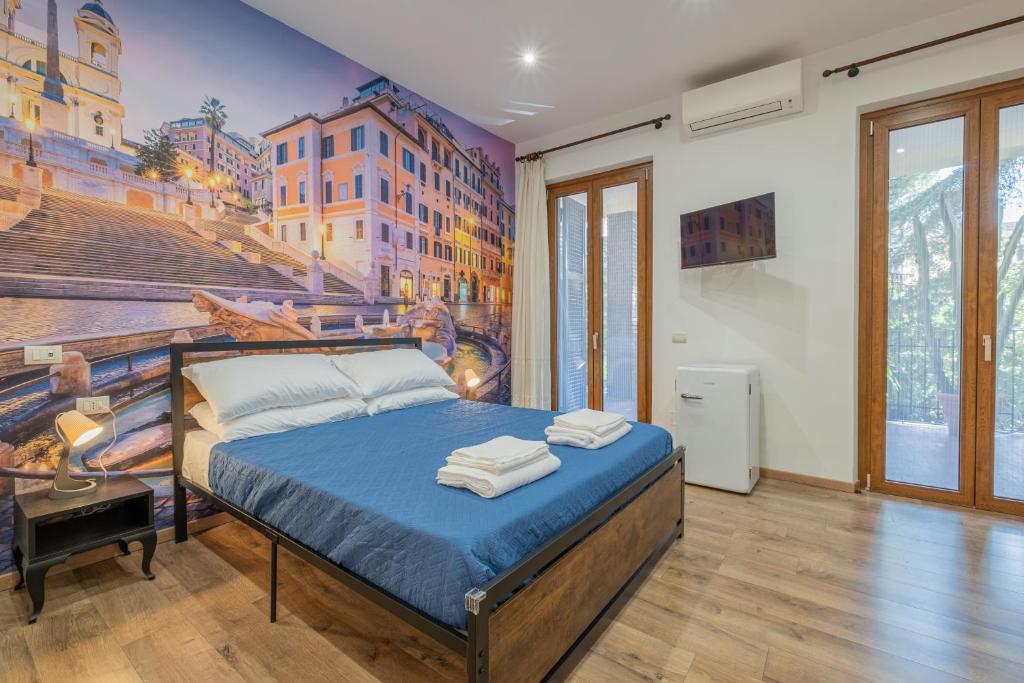 Postel nebo postele na pokoji v ubytování LE TRE M - Guesthouse