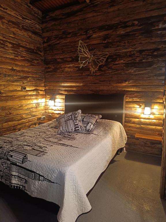 Ένα ή περισσότερα κρεβάτια σε δωμάτιο στο YARUMOS ECO EXPERIENCE
