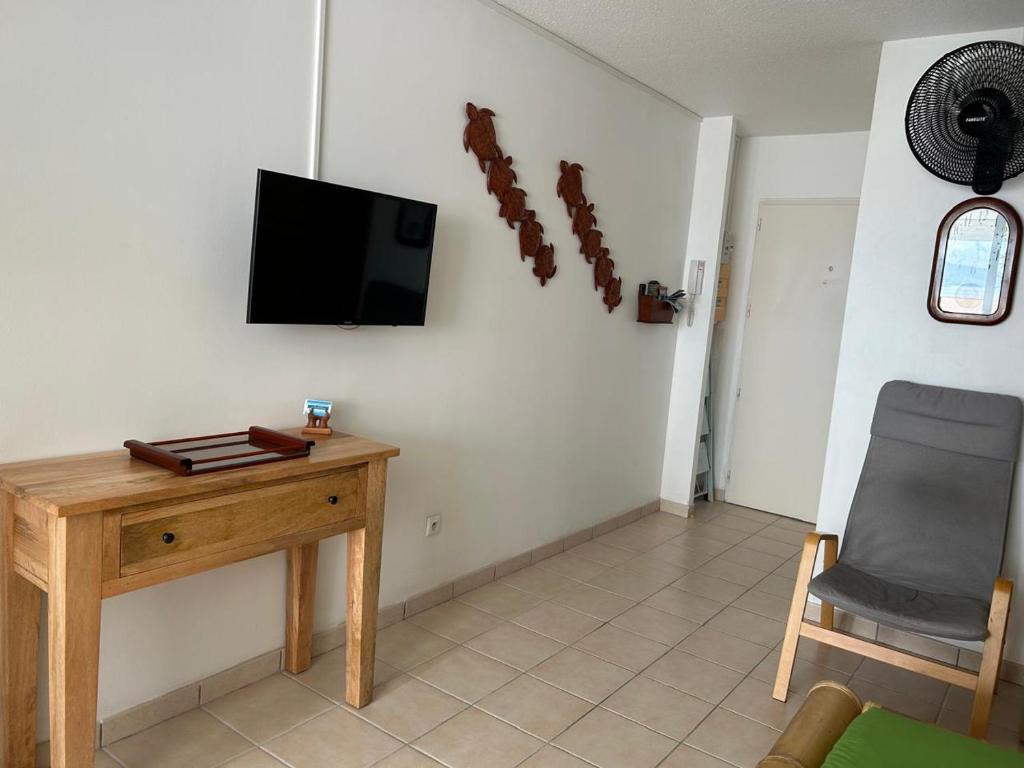 TV a/nebo společenská místnost v ubytování Tuileries Paradise