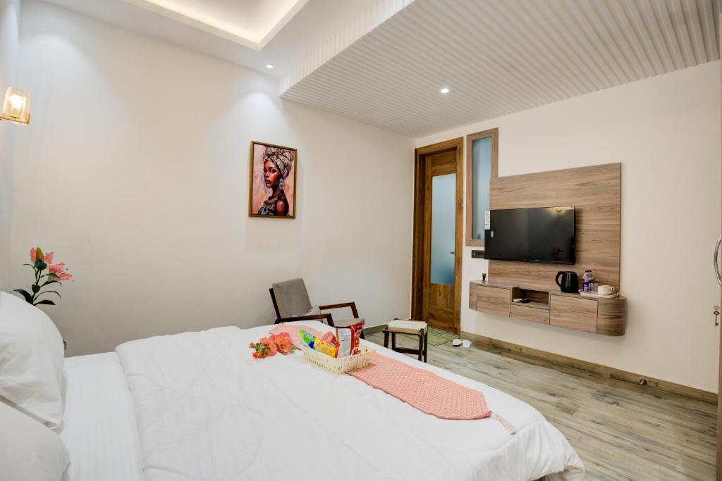TV a/nebo společenská místnost v ubytování Amaltaash by Sandane Homes