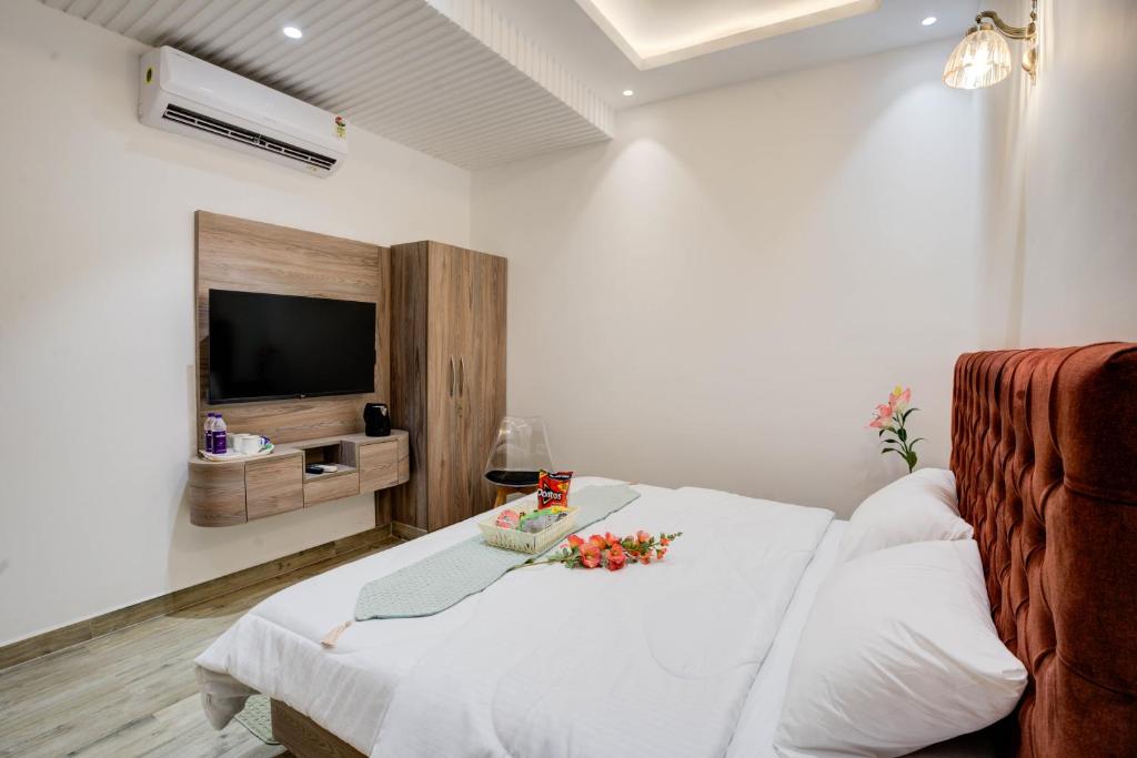 TV a/nebo společenská místnost v ubytování Amaltaash by Sandane Homes