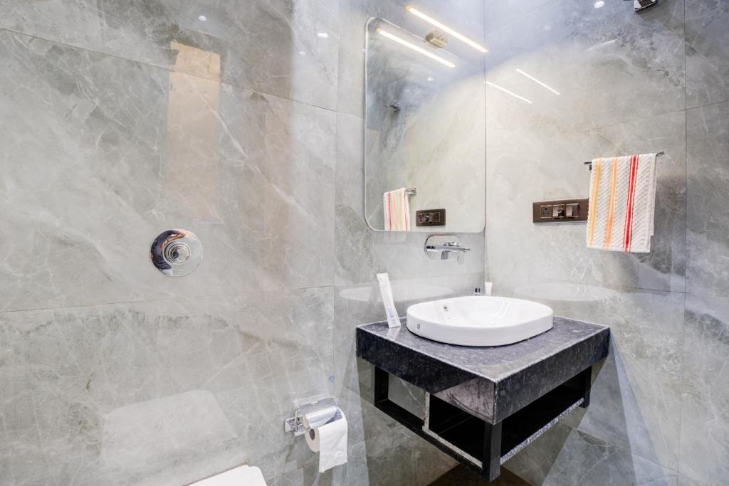 Koupelna v ubytování Amaltaash by Sandane Homes