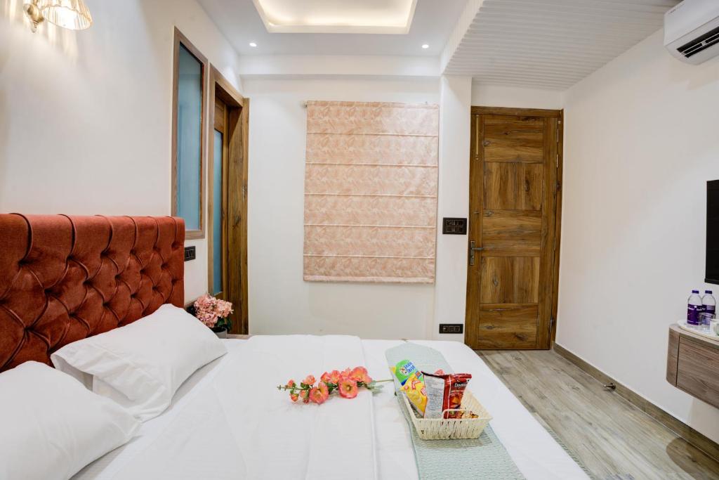 Postel nebo postele na pokoji v ubytování Amaltaash by Sandane Homes