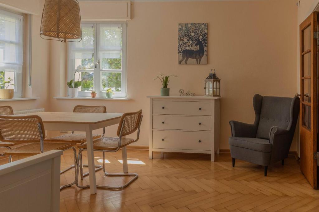 Posezení v ubytování Ferienwohnung Forker