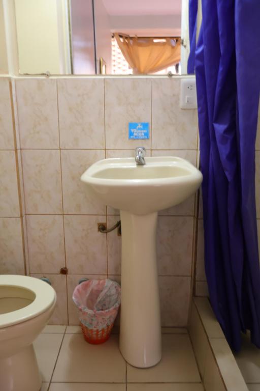 Koupelna v ubytování Andes Hostal