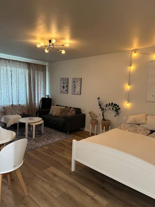 Χώρος καθιστικού στο Peaceful place in Lapland!