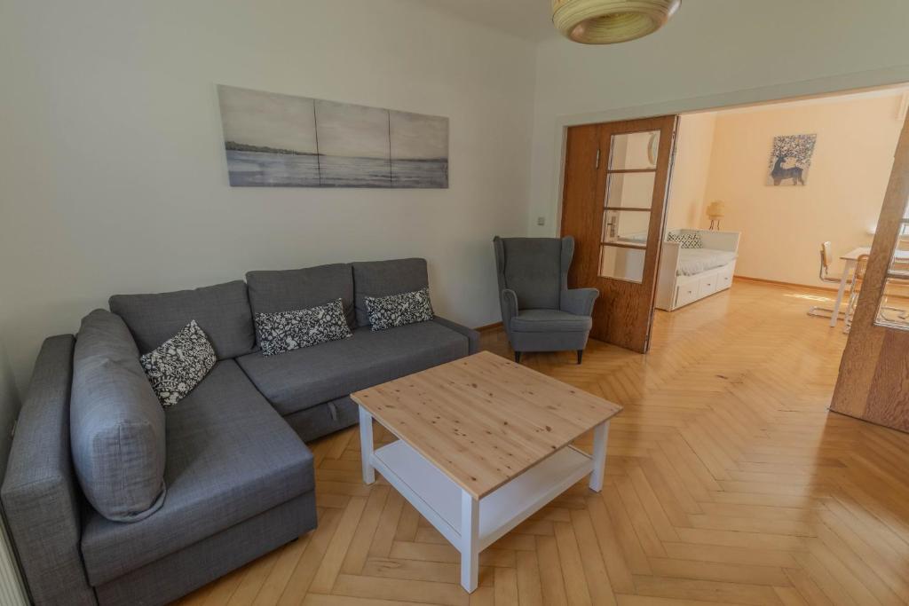 Posezení v ubytování Ferienwohnung Forker