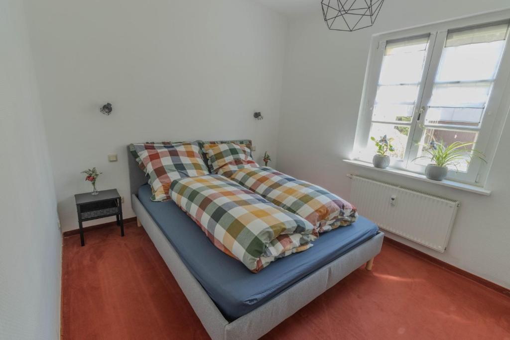 Postel nebo postele na pokoji v ubytování Ferienwohnung Forker